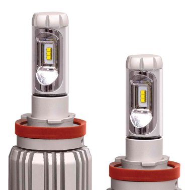 Heise LED Lighting Systems® HE-11LED 6,000-Lumen Replacement LED Headlight Kit, Single Beam, Pair