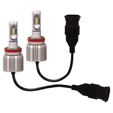 Heise LED Lighting Systems® HE-11LED 6,000-Lumen Replacement LED Headlight Kit, Single Beam, Pair