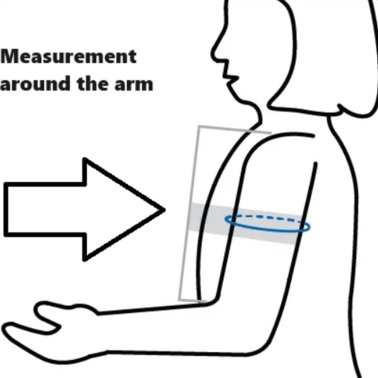 Omron® 7-Inch to 9-Inch Advanced-Accuracy Series Small D-Ring Cuff