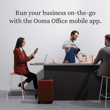 Ooma® VoIP Office Phone Add-on, Yealink® 2-Line IP and Dual-Band Wi-Fi® Phone, T31W