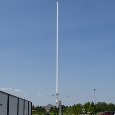 Tram® 200-Watt Pretuned 400 MHz to 495 MHz UHF Fiberglass Base Antenna with 50-Ohm UHF SO-239 Connector, 39 In. Tall (Stainless Steel)