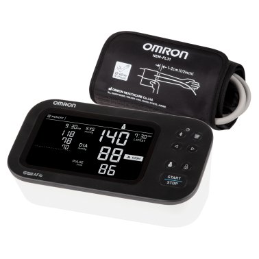 Omron® 10 Series® Bluetooth® Upper Arm Blood Pressure Monitor and Cuff with Wide Backlit LCD Display, Omron® App, TruRead technology, FSA/HSA Eligible