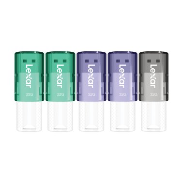 Lexar® JumpDrive® S60 32-GB USB 2.0 Flash Drives, 5 Pack