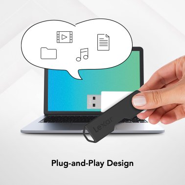 Lexar® JumpDrive® TwistTurn2 USB 2.0 Flash Drive (64 GB)