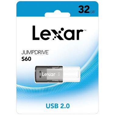 Lexar® JumpDrive® S60 USB 2.0 Flash Drive (32 GB)