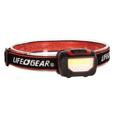 LifeGear 500-Lumen Spot and Flood COB Headlamp