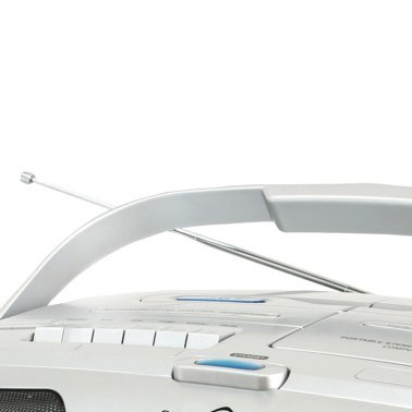 Supersonic® Bluetooth® CD/Cassette/Radio Portable Audio System, White, SC-729BT