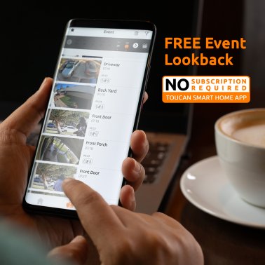 Toucan® V3 Wireless 1080p Video Doorbell - No Monthly Fee Required