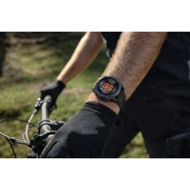 Garmin® fēnix 8 Pro AMOLED Sapphire Multisport 47-mm GPS Watch with InReach® Technology and Silicone Band (Graphite/Black)