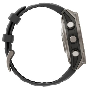 Garmin® fēnix 8 Pro AMOLED Sapphire Multisport 47-mm GPS Watch with InReach® Technology and Silicone Band (Graphite/Black)