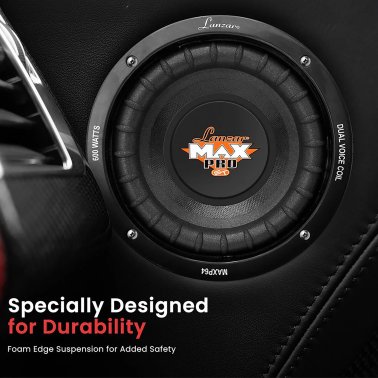 Lanzar® MaxP Series 6.5-In. 600-Watt-Max Small-Enclosure 4-Ohm Subwoofer Speaker, MAXP64