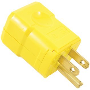 Hippo Hinge™ MaxGrip® 15-Amp 125-Volt 3-Wire M3 Straight-Blade Plug