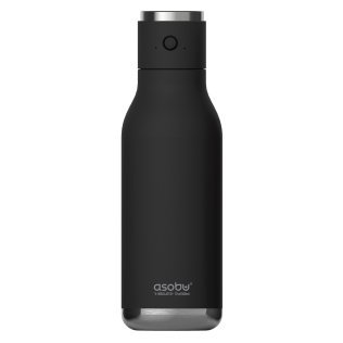 ASOBU® Insulated Water Bottle with Wireless Connection Speaker (Black)