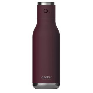 ASOBU® Insulated Water Bottle with Wireless Connection Speaker (Maroon)