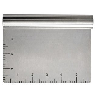 Better Houseware Dough Scraper/Cutter, Silver