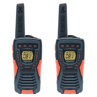 Cobra® ACXT1035R FLT Floating Waterproof 37-Mile-Range 2-Way Radios, 2 Pack (Multicolored)