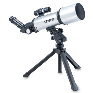 CARSON® SkyChaser™ 70 mm Refractor Beginner Telescope with Tabletop Tripod