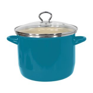 VASCONIA® 8-Qt. Stockpot with Glass Lid (Teal)