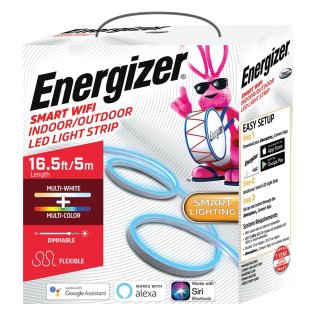 Energizer® Connect 16.5-Ft. Smart Wi-Fi® Indoor/Outdoor White/Multicolor LED Light Strip