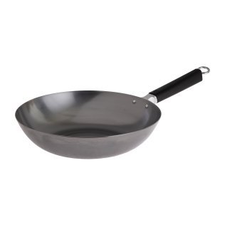 Joyce Chen® Professional Series Carbon Steel Stir Fry Pan with Phenolic Handle, 12-In.