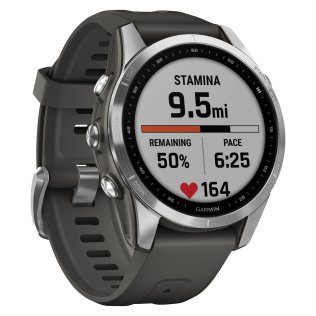 Garmin® fēnix® 7S Multisport GPS Smartwatch (Silver/Graphite)