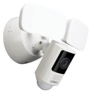 Lorex® Wi-Fi® 2K 4.0-MP Wired Floodlight Security Camera (White)