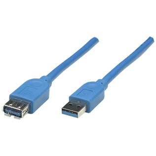 Manhattan® A-Male to A-Female SuperSpeed USB 3.0 Extension Cable (9.81 Ft.)