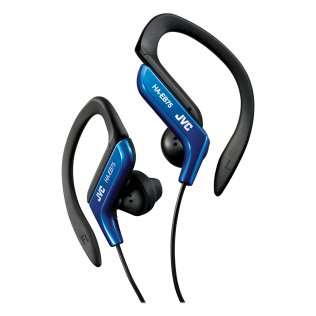 JVC® Ear-Clip Earbuds (Blue)