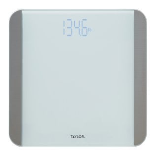 Taylor® Precision Products Digital Motion Sensor Bathroom Scale, White, 440-Lb. Capacity
