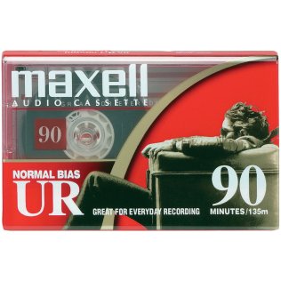 Maxell® UR90 90-Minute Normal-Bias Cassette Tape (1 Pack)