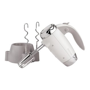 Betty Crocker® 7-Speed Corded Electric Power Up™ Hand Mixer with Stand (White)