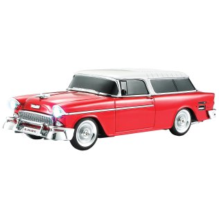 Audiobox® TRK-5500BT Retro Ride™ 10-Watt-Continuous-Output 1955 Replica Car Bluetooth® Speaker (Red)