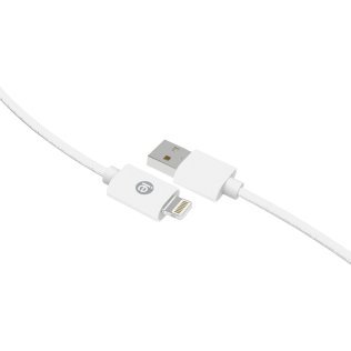 iEssentials® Charge and Sync Braided Lightning® to USB Cable (72 In.; White)