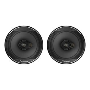 Pioneer® TS-A1671F 6-1/2-In. 320-Watt 3-Way Full-Range Coaxial Speakers Black, Max Power 2 Pack