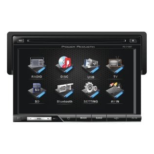 Power Acoustik® CPAA-70D 7-In. Car In-Dash Unit, Double-DIN DVD