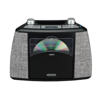 JENSEN® Portable Bluetooth® CD Music System with FM Radio, CD-565 (Black)