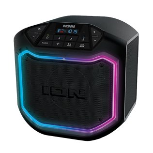 ION® Game Day Party Portable Bluetooth® Speaker with Lights, Black