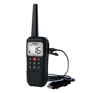 Uniden® ATLANTIS 155 Floating Handheld 2-Way VHF Marine Radio