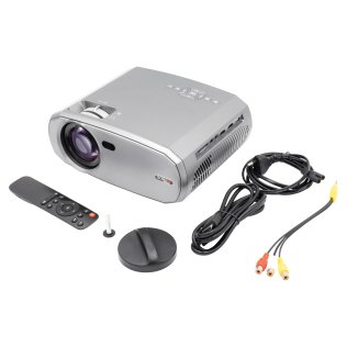 Technaxx® 1080p Full HD Multimedia Projector, Gray, TX-177