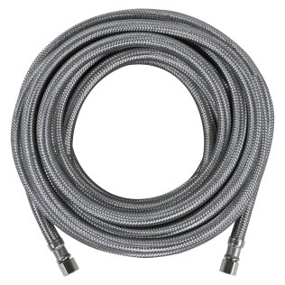 Certified Appliance Accessories Braided Stainless Steel Ice Maker Connector, 25ft