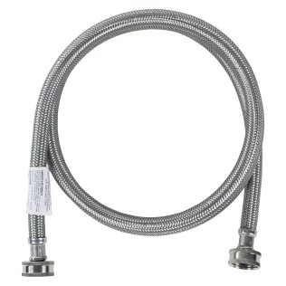 Certified Appliance Accessories Braided Stainless Steel Washing Machine Hose, 4ft