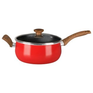 EKCO® Harmony Covered Saucepan, Red (3 Qt.)