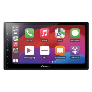 Pioneer® DMH-W3000NEX 6.8-In. Car In-Dash Unit, Double-DIN Digital Media Receiver with Touch Screen, Bluetooth®, and Apple CarPlay®/Android Auto™