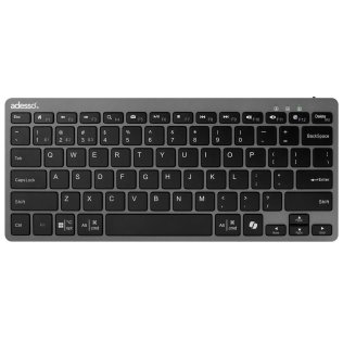 Adesso® EasyTouch™ 7000 Bluetooth® Multi-Device Keyboard with CoPilot AI™ Hotkey and Multi-OS Support, Compact, Black