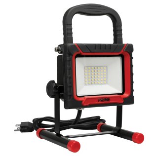 PRIME® 3,600-Lumen 35-Watt Portable LED Work Light on Tiltable Stand with 5-Ft. Cord