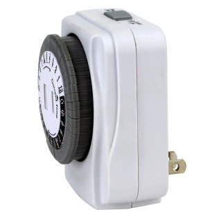 PRIME® 1-Outlet 24-Hour Mechanical Indoor Timer