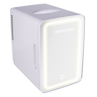 Memorex® 6.5-L 9-Can Beautylighted Mini Mirror Fridge