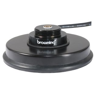 Browning® NMO 3-5/8-In. Magnet Mount with Rubber Boot, 17-Ft. RG-58/U with Preinstalled Mini-UHF Male Connector (Black)