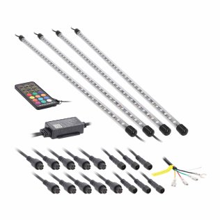 Heise LED Lighting Systems® Chasing Lights Series Truck Bed LED-Tube Lighting Kit, HE-CHASE-BED