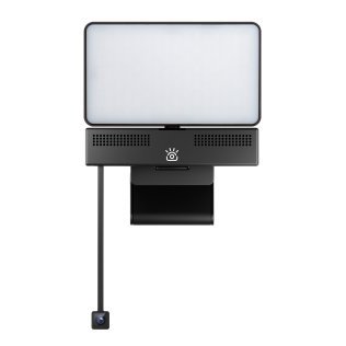 iContact Camera 4K HD Pro Webcam with Light Panel, Retractable Arm for Natural Eye Contact, USB-C®, for Mac® and PC